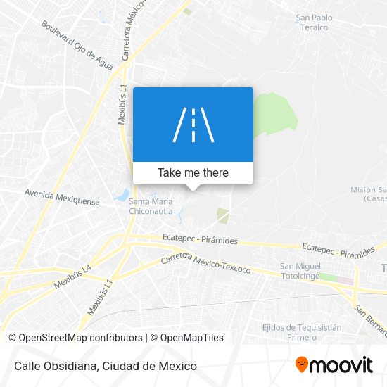 Mapa de Calle Obsidiana