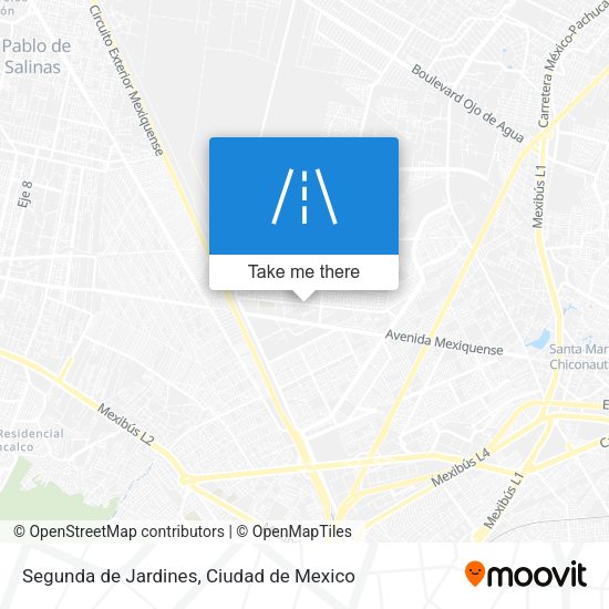 Segunda de Jardines map