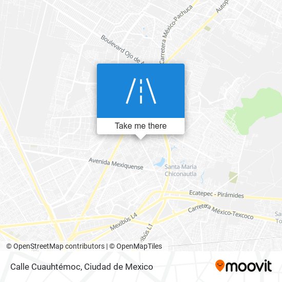 Mapa de Calle Cuauhtémoc