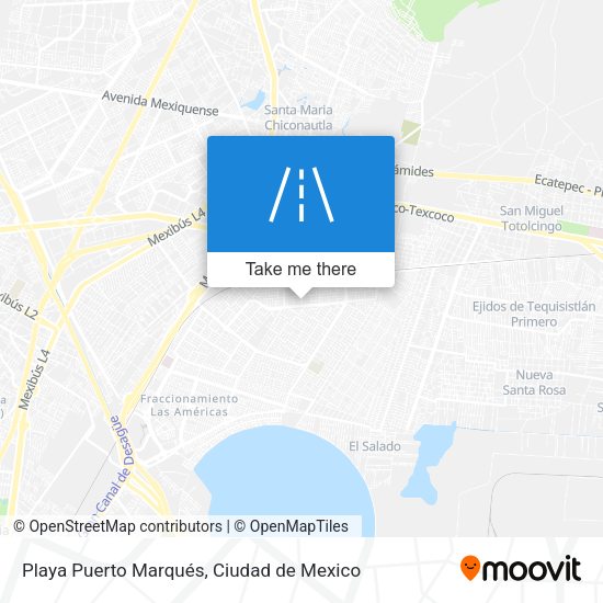 Playa Puerto Marqués map