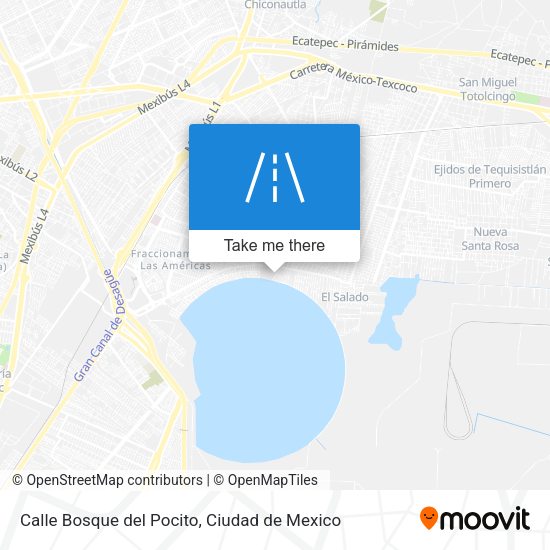 Mapa de Calle Bosque del Pocito