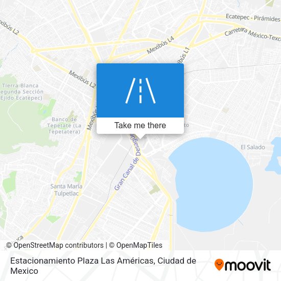 Mapa de Estacionamiento Plaza Las Américas