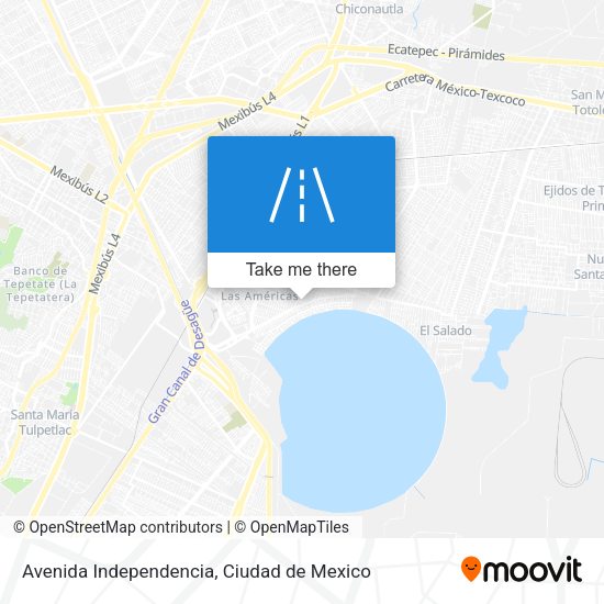 Mapa de Avenida Independencia