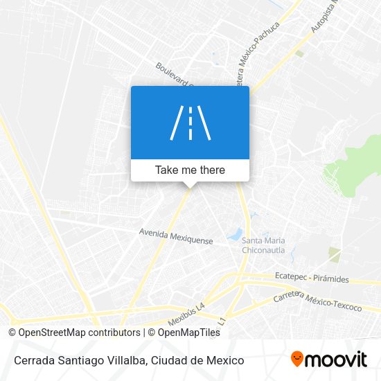 Cerrada Santiago Villalba map