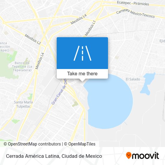 Cerrada América Latina map
