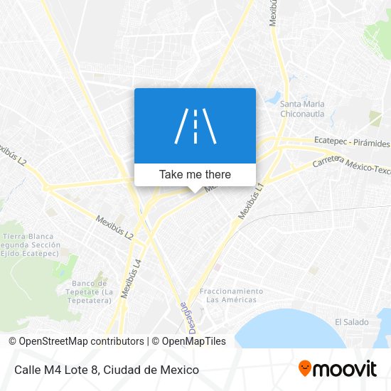 Mapa de Calle M4 Lote 8