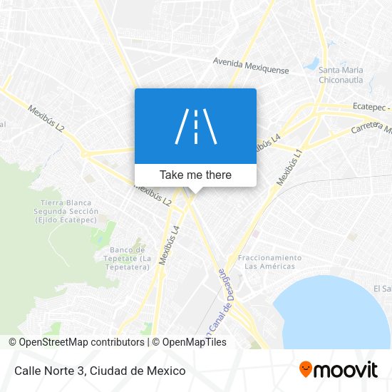 Mapa de Calle Norte 3