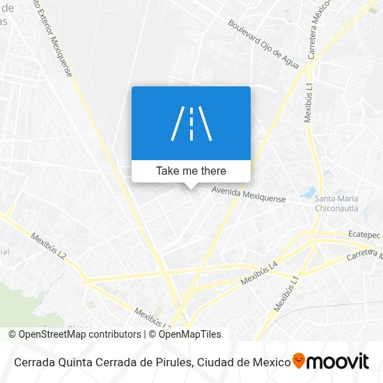 Cerrada Quinta Cerrada de Pirules map