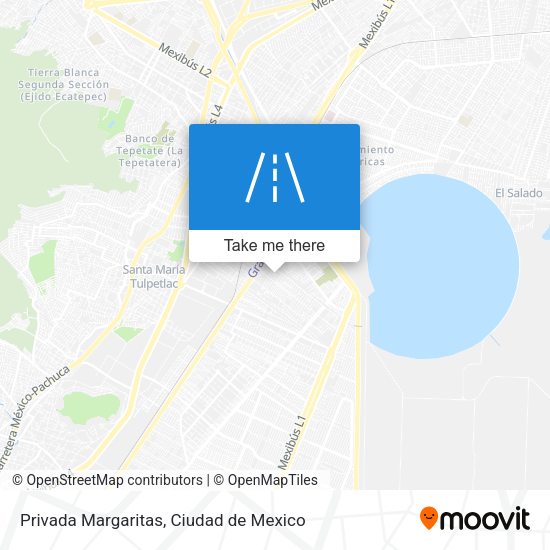 Privada Margaritas map