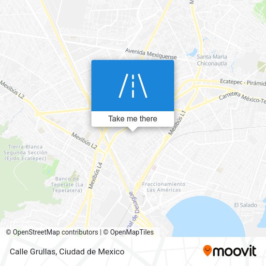 Calle Grullas map