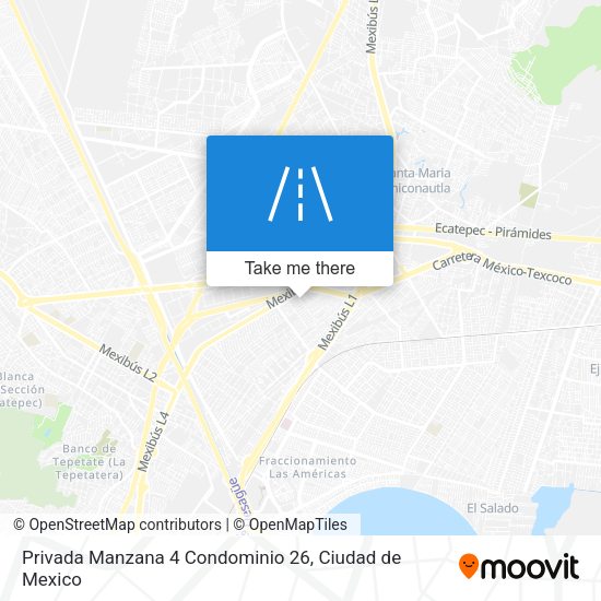 Privada Manzana 4 Condominio 26 map