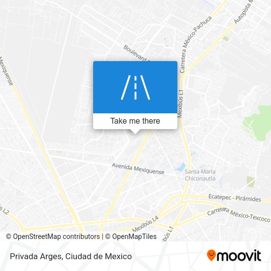 Privada Arges map