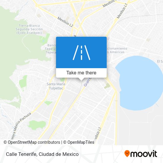 Mapa de Calle Tenerife