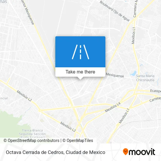 Octava Cerrada de Cedros map