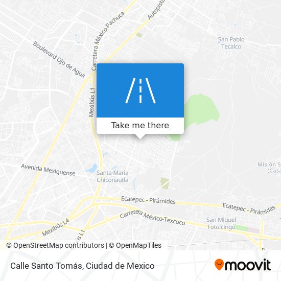 Calle Santo Tomás map