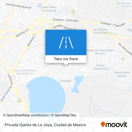 Privada Quinta de La Joya map