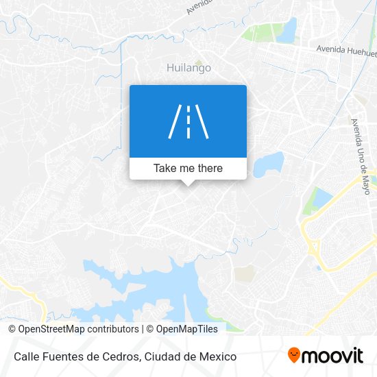 Mapa de Calle Fuentes de Cedros