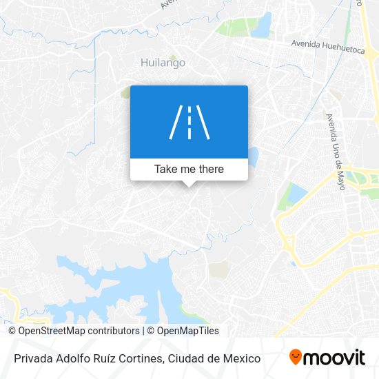 Privada Adolfo Ruíz Cortines map