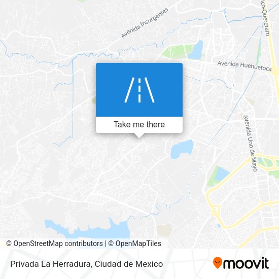 Privada La Herradura map