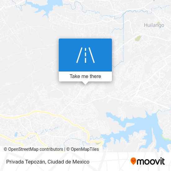 Privada Tepozán map