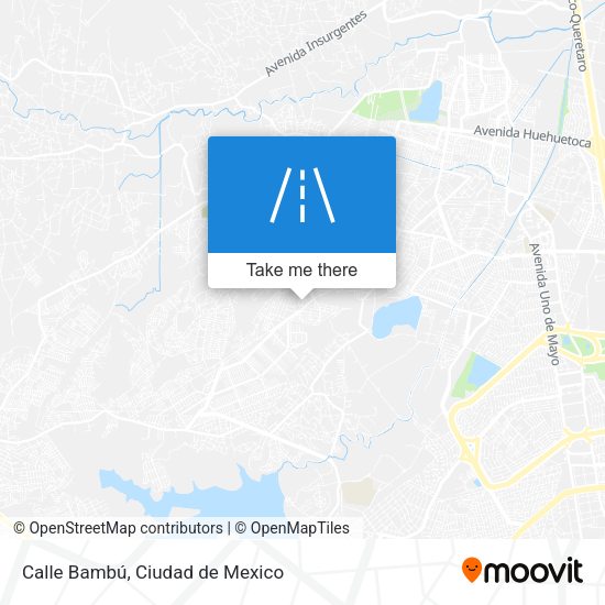 Calle Bambú map