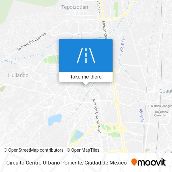 Circuito Centro Urbano Poniente map
