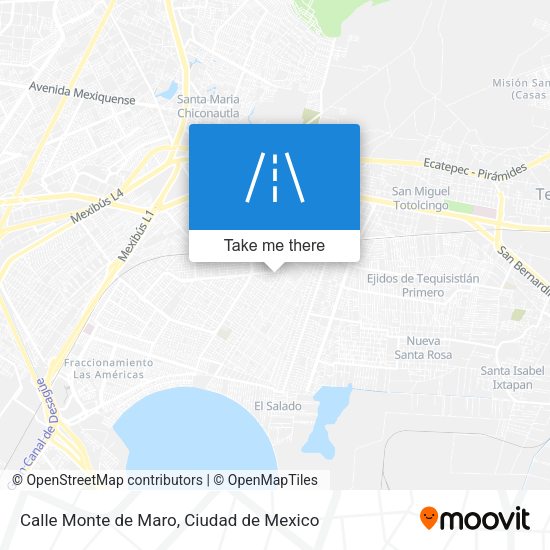 Calle Monte de Maro map