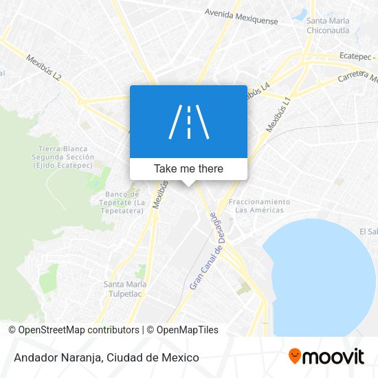 Mapa de Andador Naranja