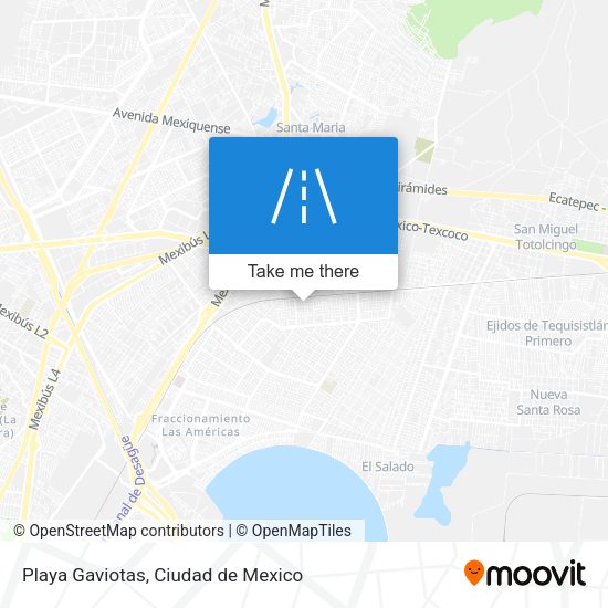 Playa Gaviotas map