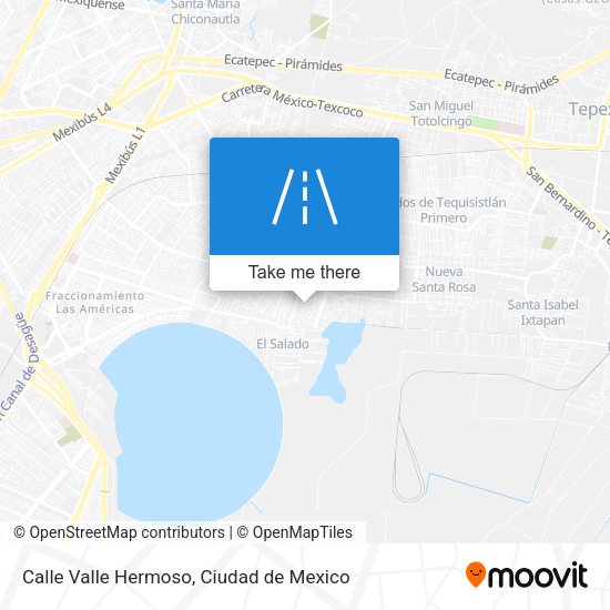 Mapa de Calle Valle Hermoso
