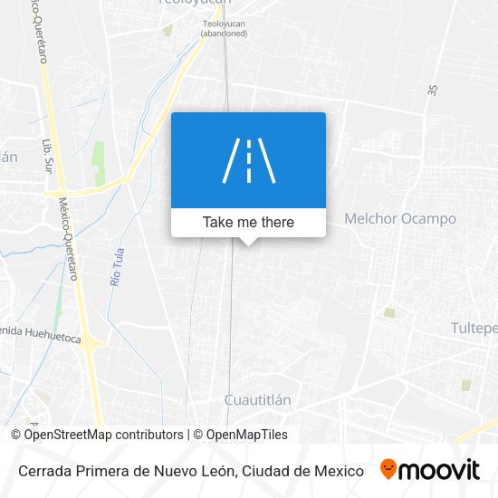 Cerrada Primera de Nuevo León map