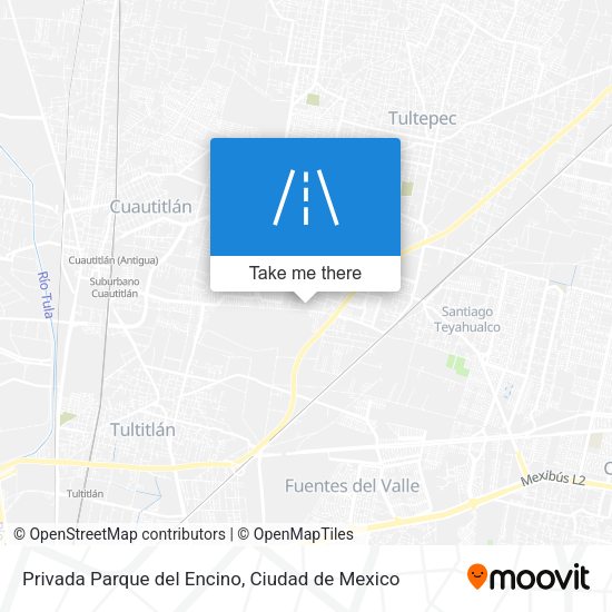 Privada Parque del Encino map