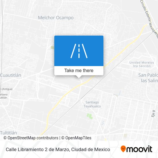 Mapa de Calle Libramiento 2 de Marzo
