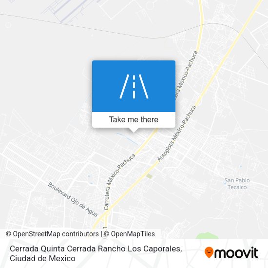 Cerrada Quinta Cerrada Rancho Los Caporales map
