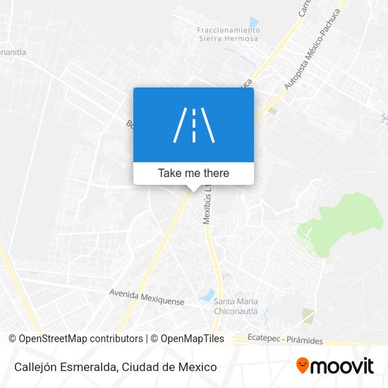 Callejón Esmeralda map