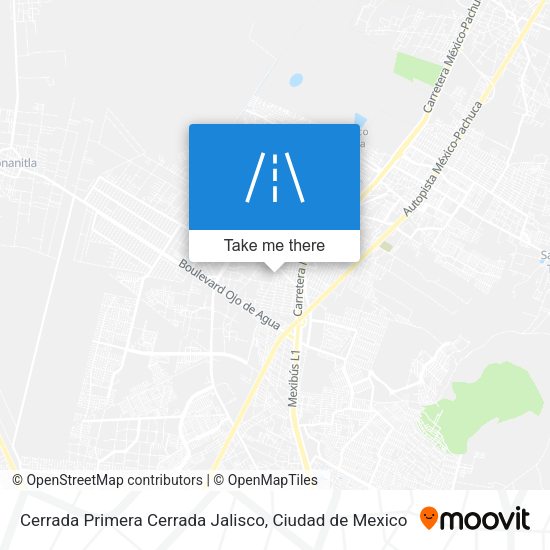 Mapa de Cerrada Primera Cerrada Jalisco