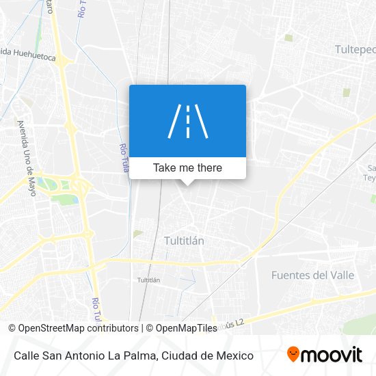 Calle San Antonio La Palma map