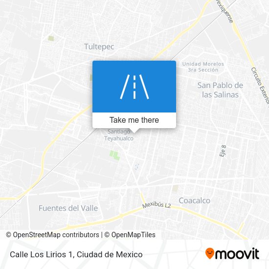 Calle Los Lirios 1 map