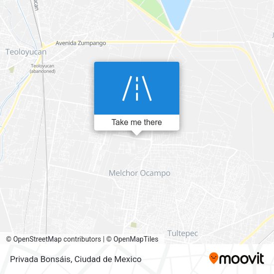 Privada Bonsáis map
