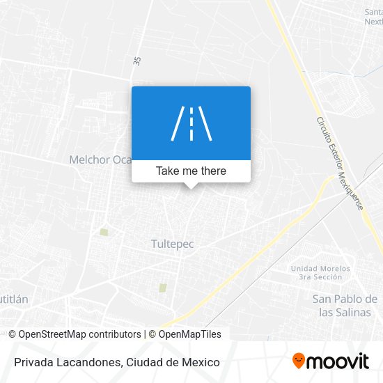 Mapa de Privada Lacandones