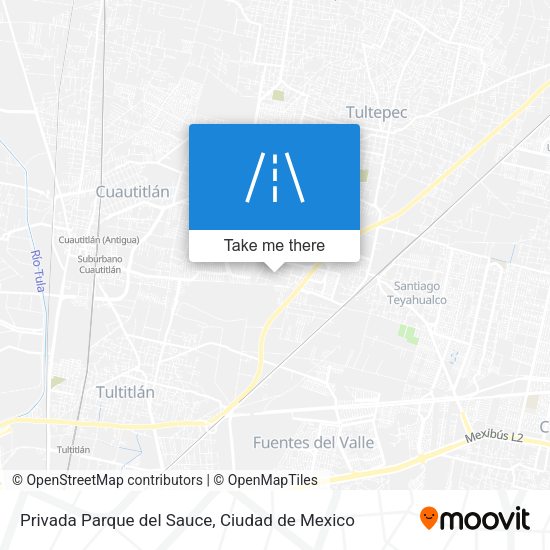 Privada Parque del Sauce map