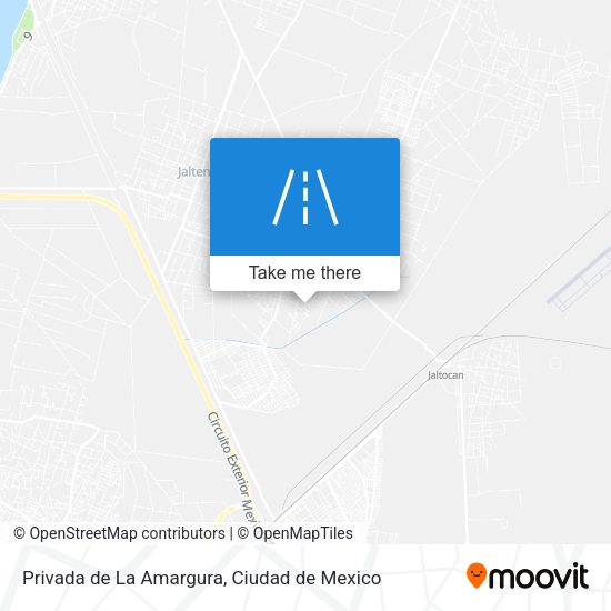 Mapa de Privada de La Amargura