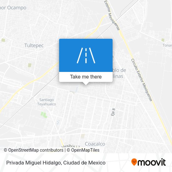 Privada Miguel Hidalgo map