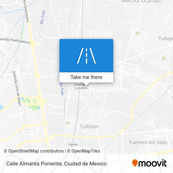 Calle Almanta Poniente map