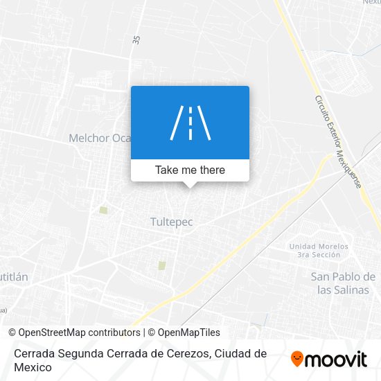 Cerrada Segunda Cerrada de Cerezos map