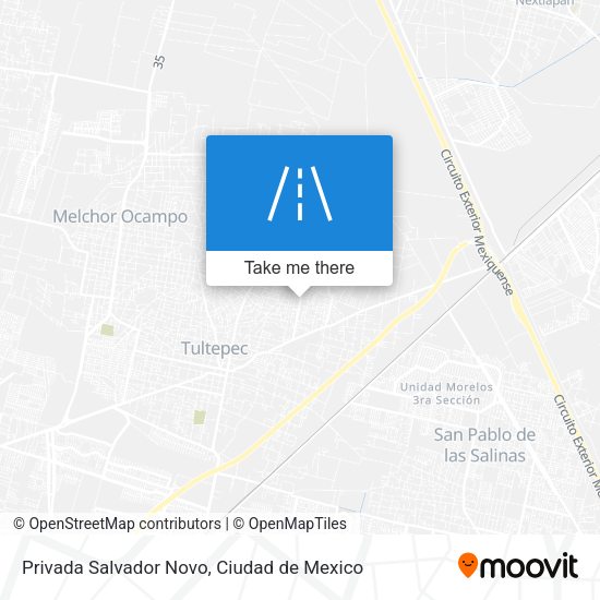 Privada Salvador Novo map