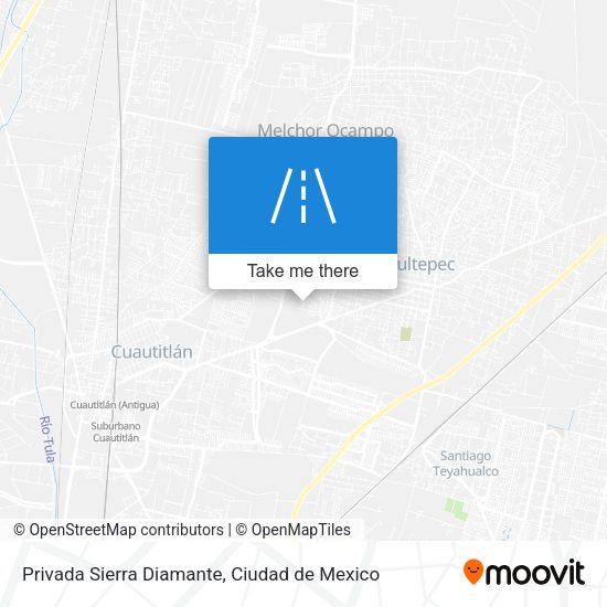 Privada Sierra Diamante map