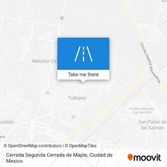 Cerrada Segunda Cerrada de Maple map