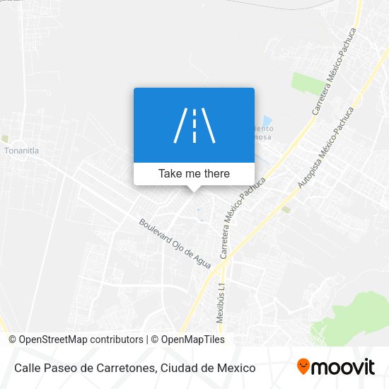 Calle Paseo de Carretones map