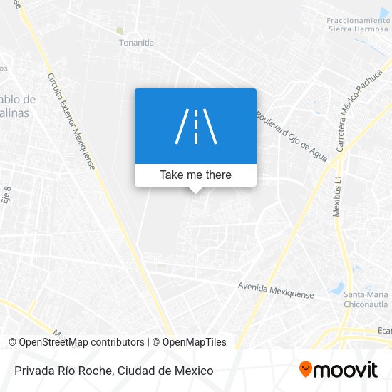 Privada Río Roche map